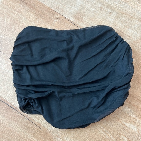 Black chiffon corset size small - Picture 3 of 5